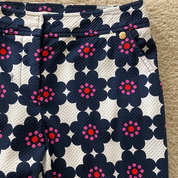Trina Turk Geo Floral Print Ankle Pants - Picture 3 of 7